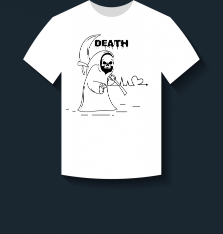 death symbolic tshirt