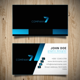 Free Business Card Template Illustrator from buysellgraphic.com