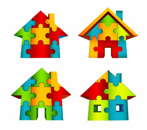 3D House Puzzle