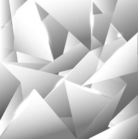 abstract background 3d silver sharp decoration