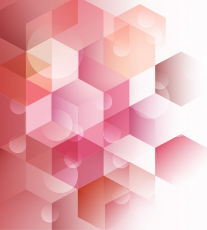 abstract background bright pink low poly bokeh decoration