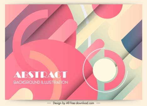 abstract background colors mixture decor flat geometric design