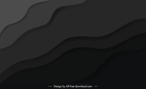 abstract background dark black curves sketch