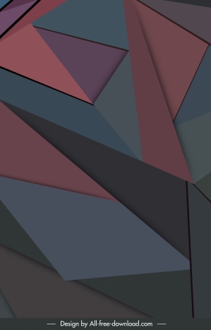 abstract background modern design geometric polygon decor
