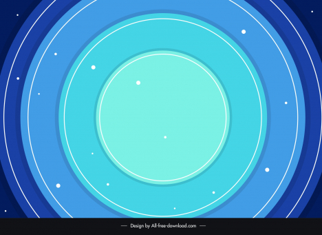 abstract background template concentric circles layout