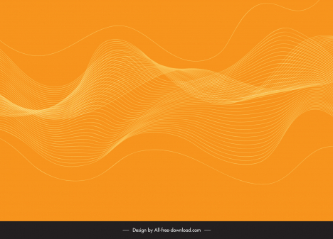 Abstract background template dynamic waving curved lines vectors stock ...