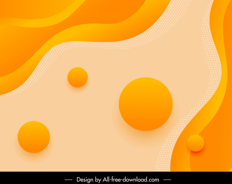 Abstract background template modern curves circles shapes vectors stock ...