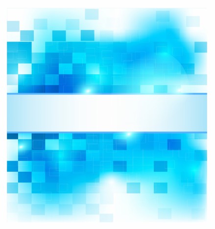 Abstract blue squares background