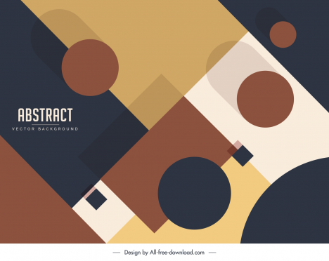 abstract geometric background template flat contrast