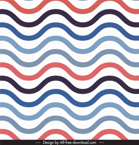 abstract pattern template waving curves lines illusion design