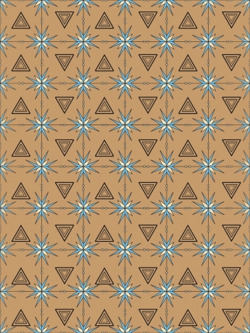 abstract repeating pattern triangles decoration design
