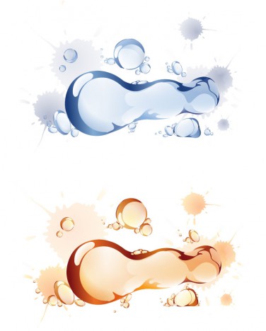 Abstract water design