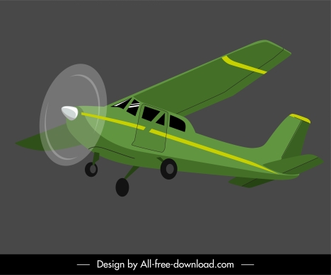 airplane icon motion sketch 3d design
