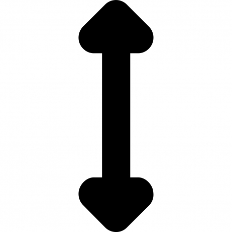 arrows alt v flat vertical sign icon