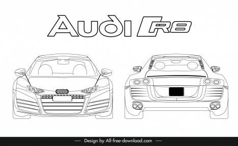 I Had a Chat With the Audi R8's Designer and He Drew Me This Sweet Sketch