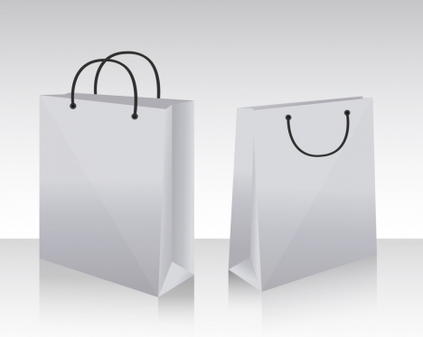 Bags background mockup icons sketch 3d design vectors stock in format ...