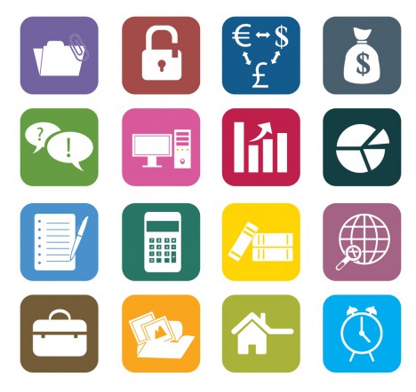 Business Color Icons