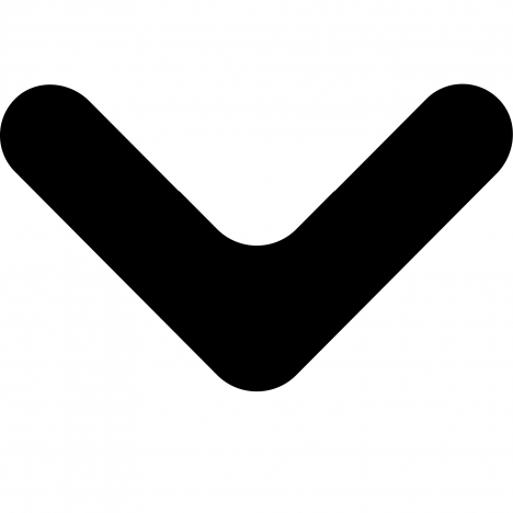 chevron down single arrowhead sign icon