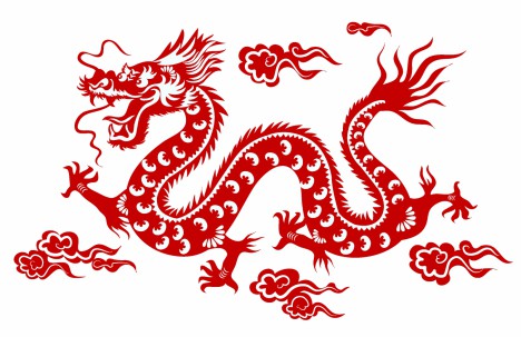 Chinese Dragon Art vectors stock in format for free download 1.41MB