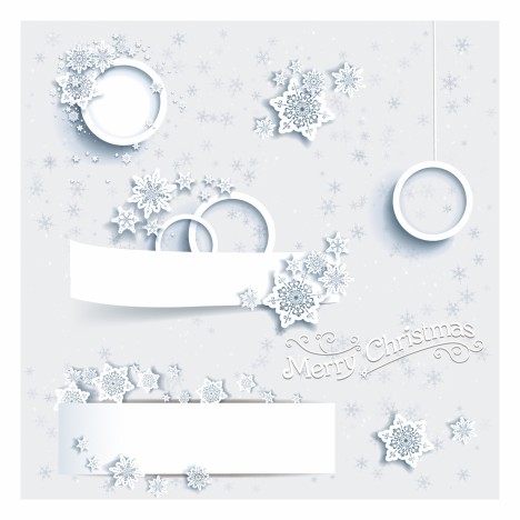 Christmas banners and design elements