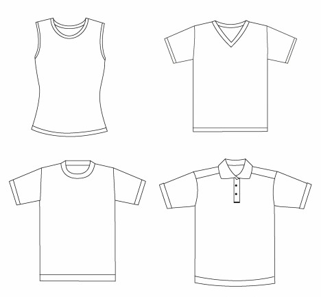 Clothing vectors stock in format for free download 728.43KB