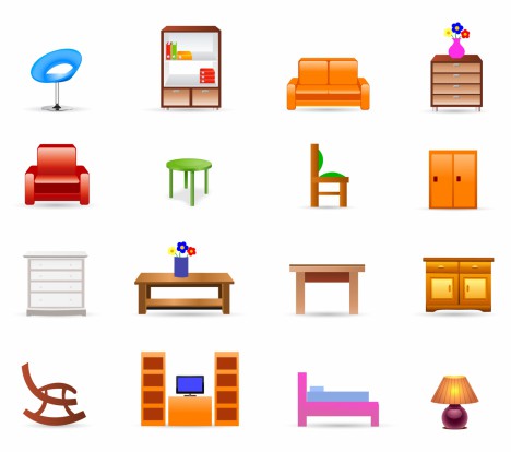 Color Icons - Furniture