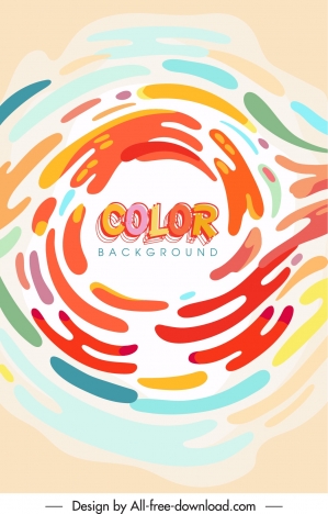 colors background template flat dynamic decor