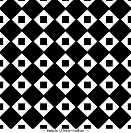 creative pattern template black white symmetric squares repeating