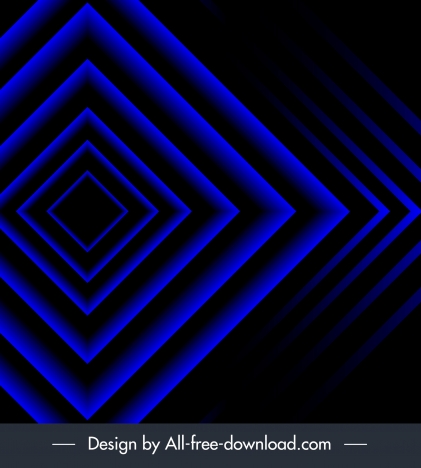 decorative background dark blue symmetric geometric design