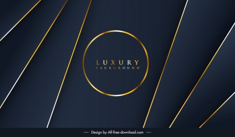 decorative background luxury golden dark lines circle decor
