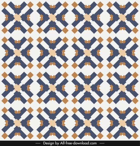 decorative pattern colored flat repeating symmetrical geometrical illusion