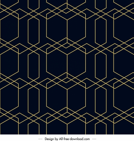 decorative pattern illusive flat lines symmetric design