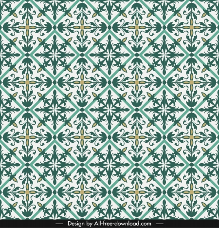 decorative pattern template classical symmetrical seamless repeating decor