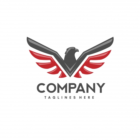 eagle bird logo vector creative hawk logotype phoenix bird illustration logo