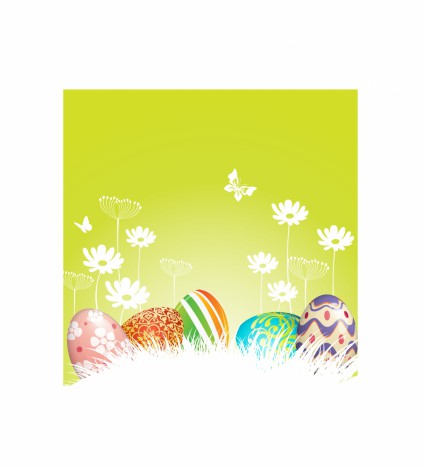 Easter Eggs background