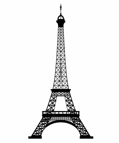Eiffel tower vectors stock in format for free download 885.81KB