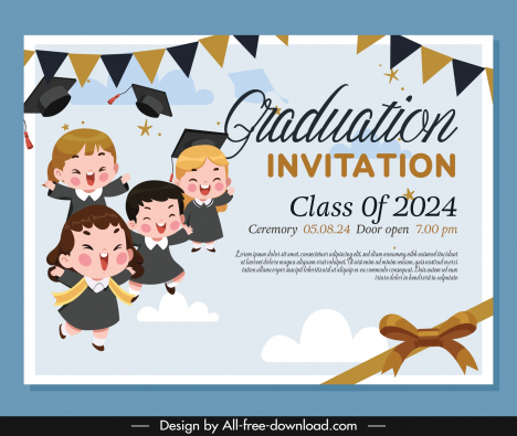 printable graduation party invitations templates