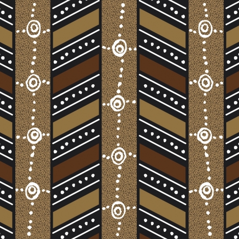 ethnic african pattern hand drawn spots decoration