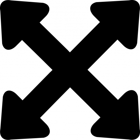 expand arrows alt symmetrical sign icon