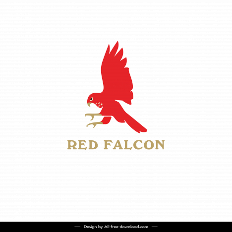 falcon sports academy logo flat dynamic