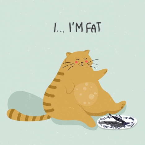 Inês Andias  Ritinha Character exploration of a Fat Cat