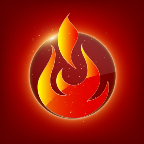 Flame Icon Two Tongue Fire Icon Illustration Logo Vector Stock Illustration  - Download Image Now - iStock
