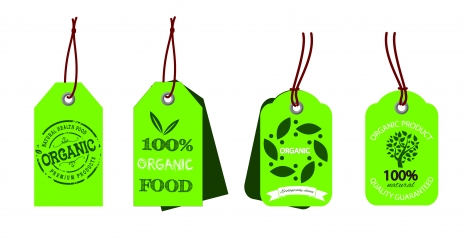 food organic tags