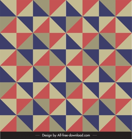 geometric pattern colorful flat symmetric delusion decor