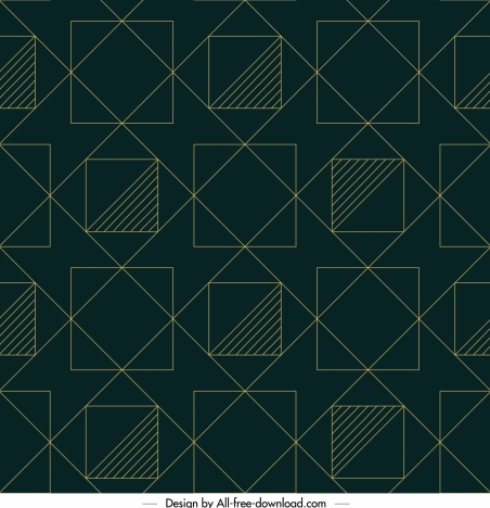 geometric pattern flat squares lines layout symmetric design