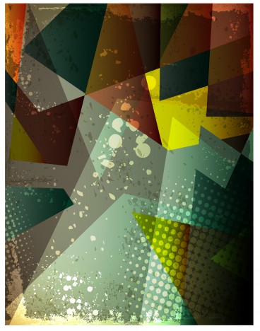 grunge geometric abstract background