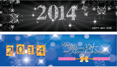 Happy new year 2014 Banner