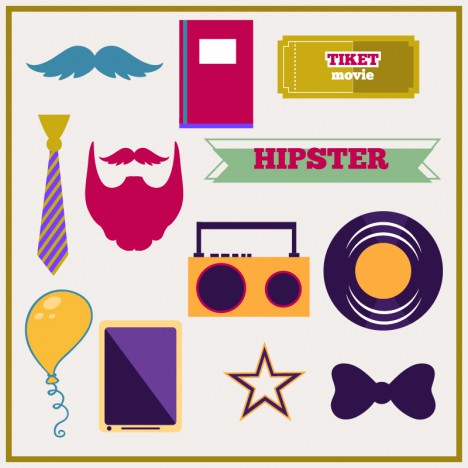 hipster design element