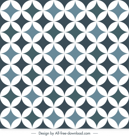 illusion pattern template repeating symmetric circles combination