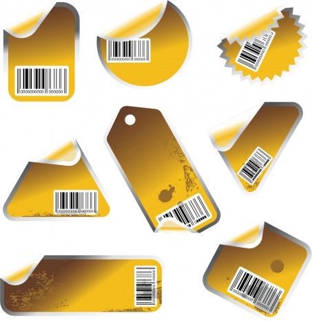Labels with bar codes